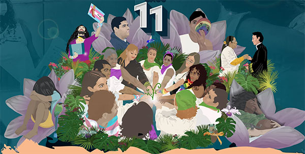 Portada Macrocaso 11 de la JEP