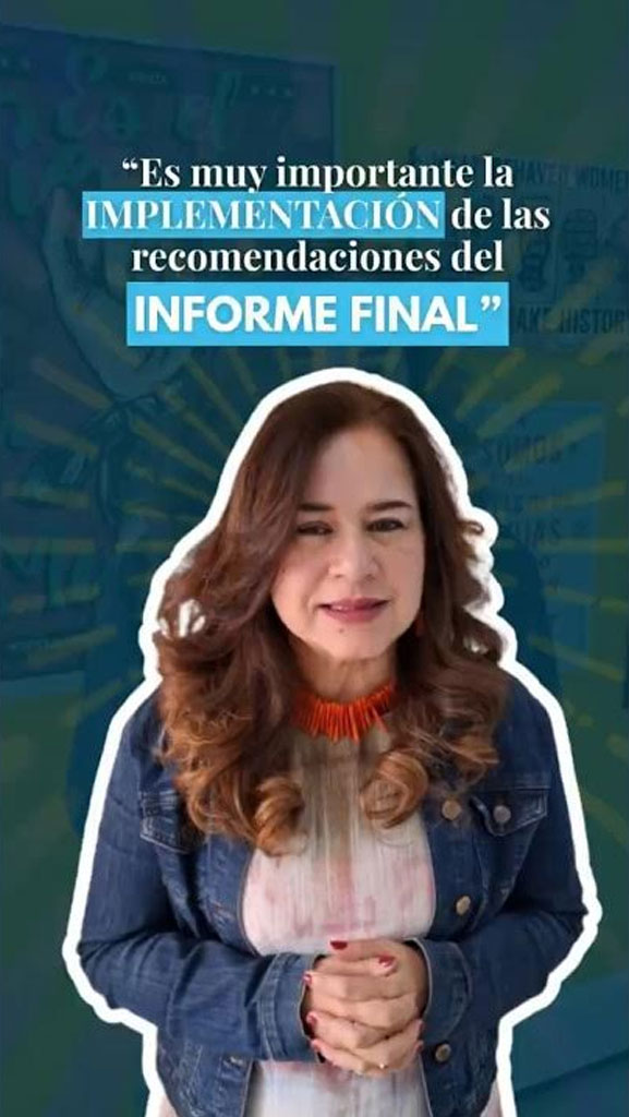 Ex comisionada Alejandra Miller
