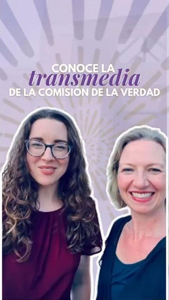 Josefina Echavarría y Emma Murphy, de la Universidad de Notre Dame