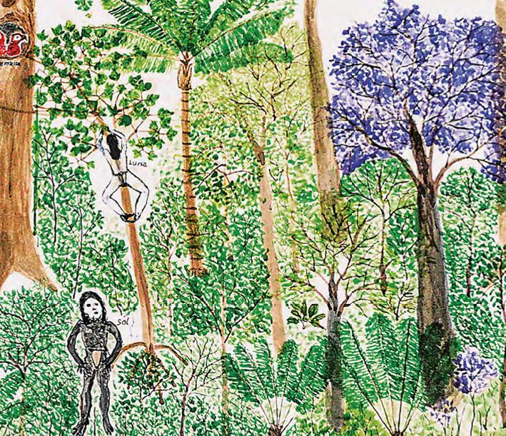 Ilustración Mohan en la selva
